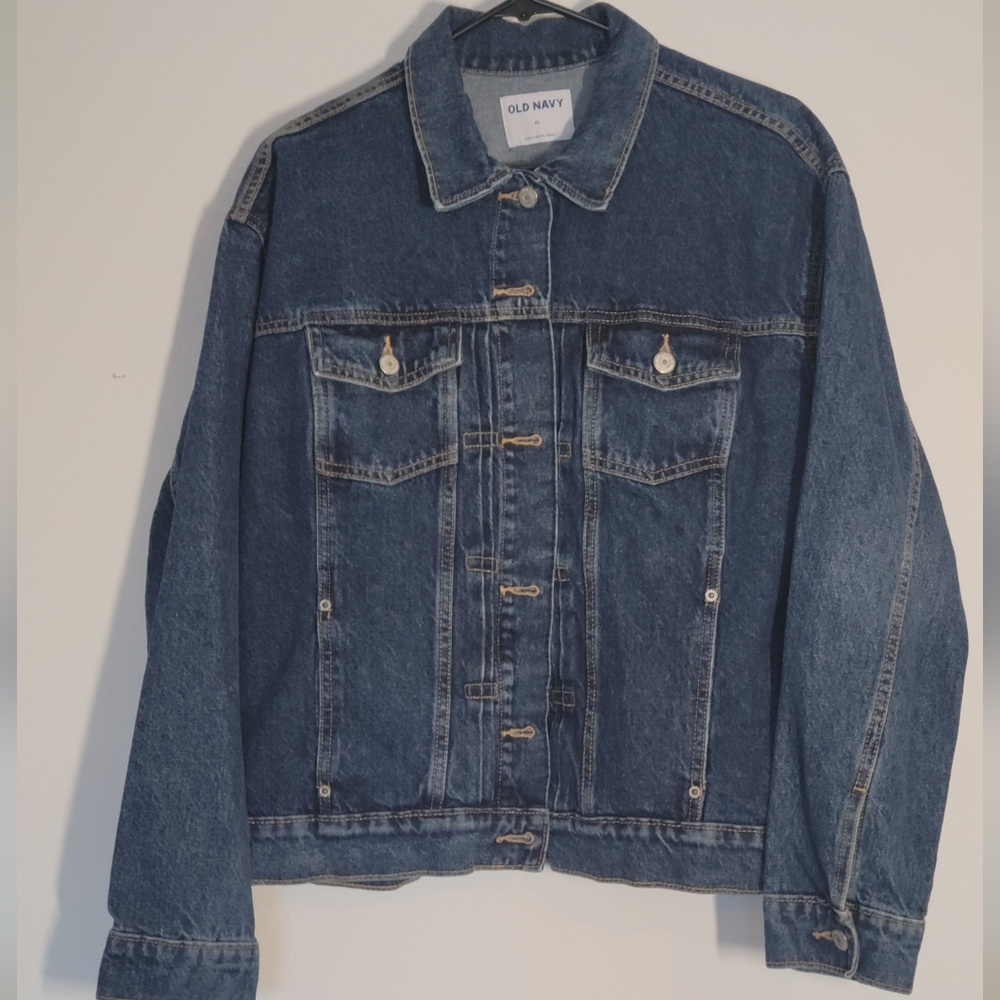 Old Navy Dark Blue Denim Jacket